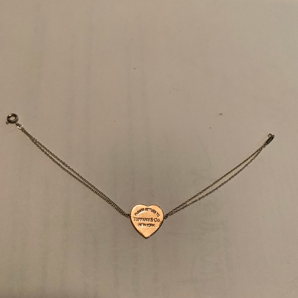 Tiffany heart tag bracelet